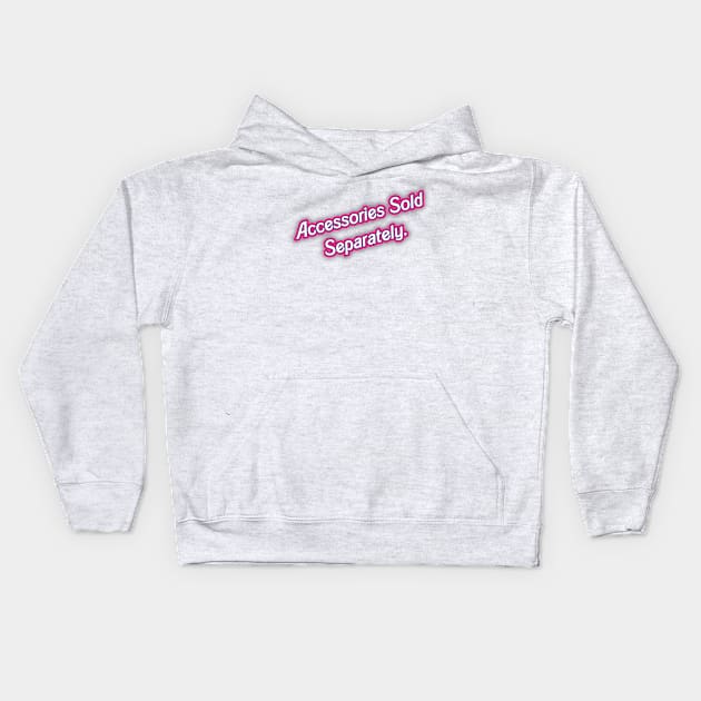 Sold Separately- Barbie 02 PINK Kids Hoodie by Veraukoion